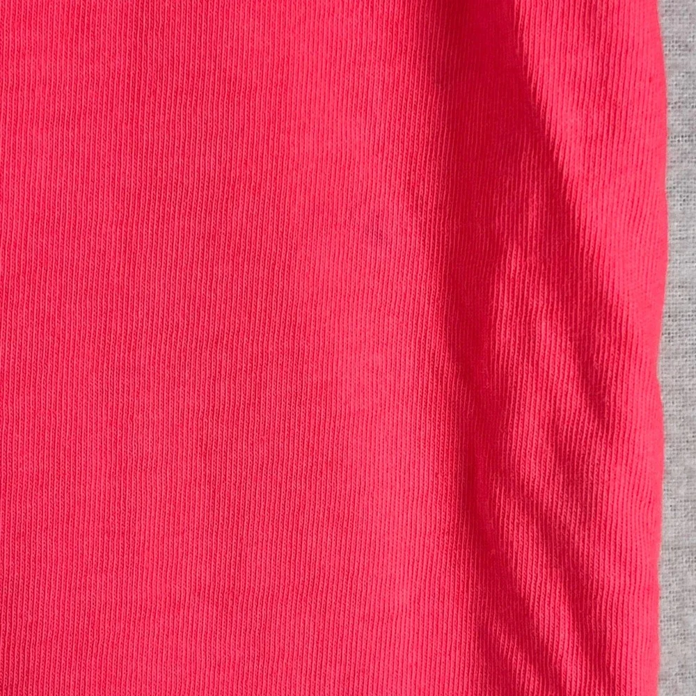 Y2K Victoria's Secret PINK Long Sleeve T Shirt Neon Pink Graphic Logo Size S - Picture 6 of 7